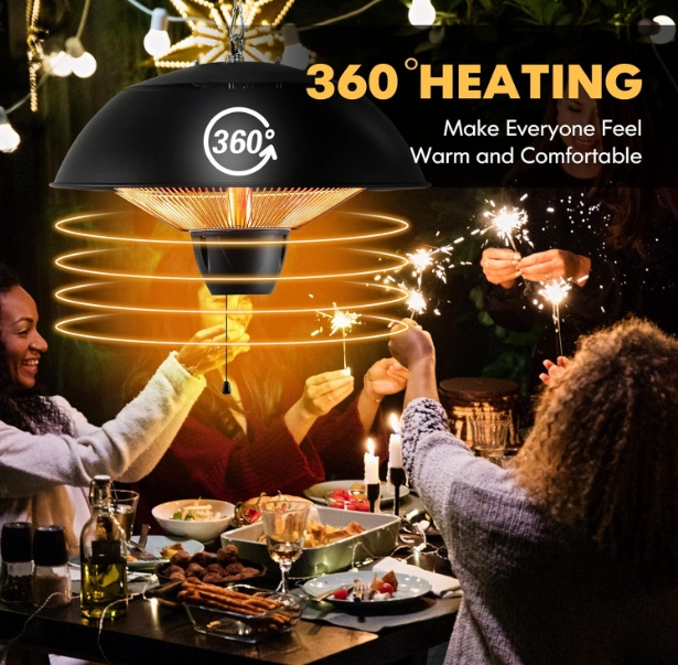 Electric patio heater waterproof